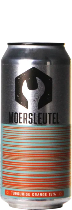 De Moersleutel Barcode Turquoise Orange