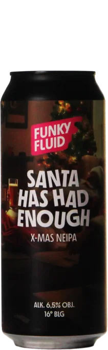 Funky Fluid Santa Has Had Enough