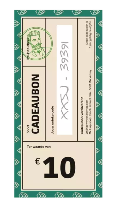 Cadeaubon €10