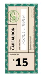 Cadeaubon €15
