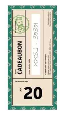 Cadeaubon €20