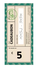 Cadeaubon €5
